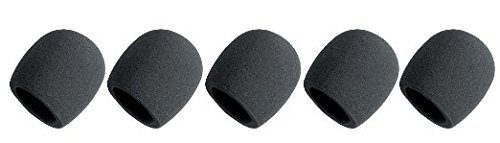 Bluecell 5-pack of microphone windscreen foam covers