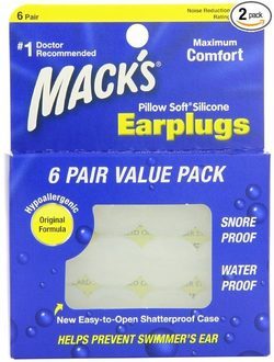 Mack’s Pillow Soft Silicone Putty ear plugs