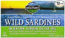 Wild Planet canned sardines